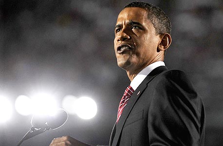 ברק אובמה בוועידה בדנבר, צילום: איי פי