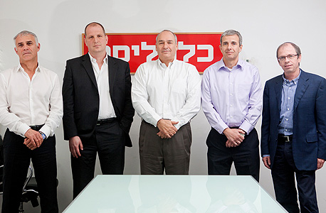 (מימין) צביקה יוכמן, יובל כהן, הראל בית און, ירון קסטנבאום וישי דוידי