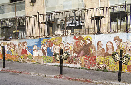 מתוך פרויקט "טאבולה ראסה" בירושלים. מתחם מיוחד שהקצתה העירייה לאמני רחוב