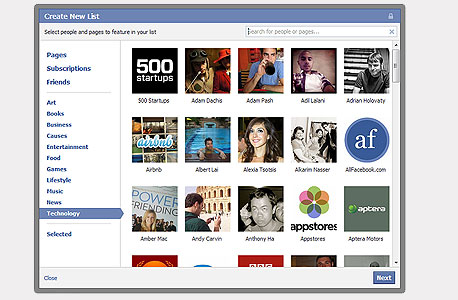 והנה נוצרה עוד רשימה