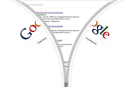 גוגל חוגגת את יום ההולדת של ממציא הרוכסן