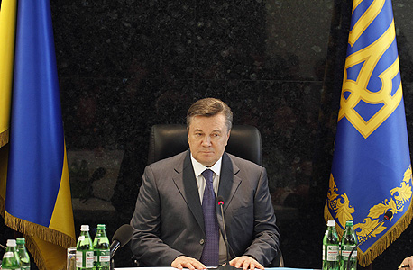נשיא אוקראינה, ויקטור ינוקוביץ'. היורו מפריע לו להשתיק את האופוזיציה? 
