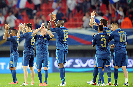 נבחרת הכדורגל של צרפת, צילום: איי אף פי 