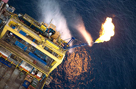 קידוח גז בים התיכון, צילום: אלבטרוס 