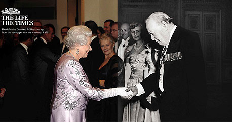 קמפיין עולמי: הטיימס הבריטי חוגג יובל שנים למלכה