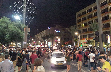 המחאה אמש בתל אביב המחאה אמש בתל אביב