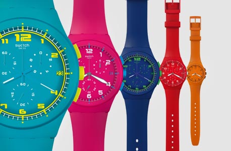 סווטש מעלה קמפיין פרסומי לסדרת שעונים חדשה