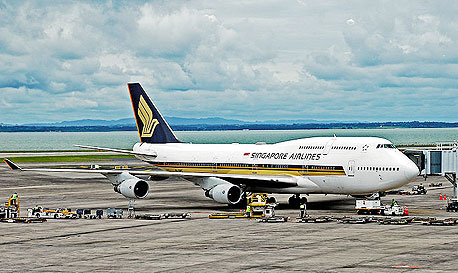 מטוס של חברת התעופה סינגפור איירליינס, צילום: cc by Phillip Capper