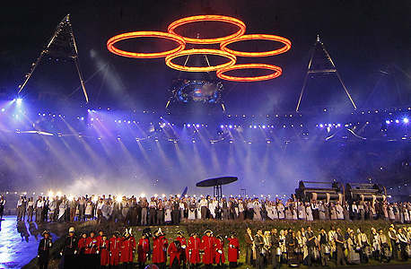 טקס הפתיחה של אולימפיאדת לונדון 2012. יזכרו את הנופלים בטקס הסגירה