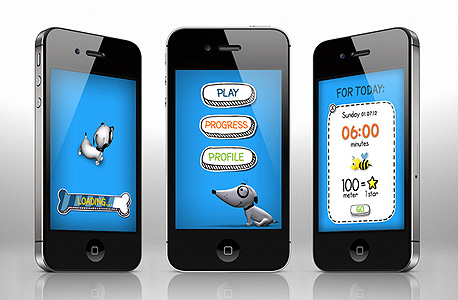 אפליקציית WeGo. כלב מאויר מסייע לשיקום ילדים