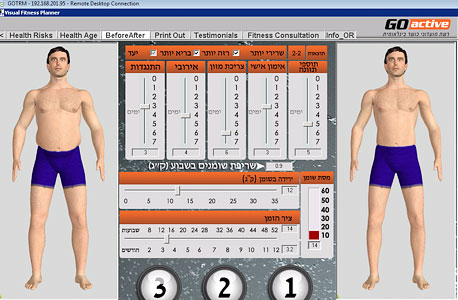 תוכנת ה- VFP. שרטוט של הגוף לפני ואחרי