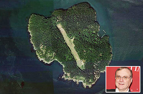 פול אלן מכר את האי הפרטי שלו תמורת 8 מיליון דולר