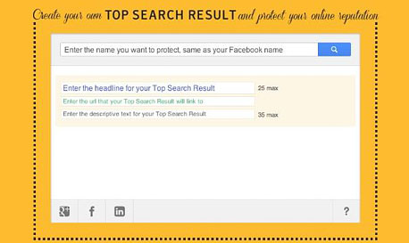 טופס הגדרת תוצאת החיפוש ב-Top Search