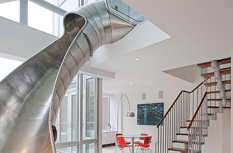 גישה מהירה מהמשרד לסלון