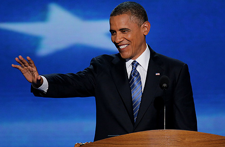 ברק אובמה מחייך, צילום: בלומברג 