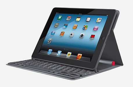 נרתיק מקלדת Logitech Solar Keyboard Folio for iPad