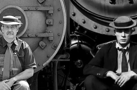 "Double Windsor" של תום פניני. שחזור סצינה של באסטר קיטון