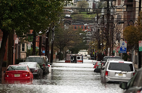 ניו ג'רזי מיוצפת בעקבות הסופה