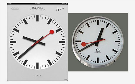 זמן הוא כסף: אפל תשלם 21 מיליון ד&#39; על העתקת עיצוב שעון שוויצרי