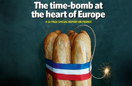 צרפת לפי "האקונומיסט": פצצת זמן בלב אירופה