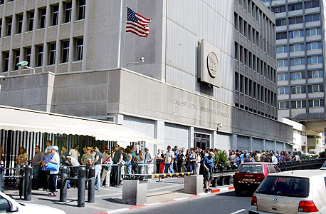 שגרירות ארצות הברית בתל אביב, צילום: מיכאל קרמר