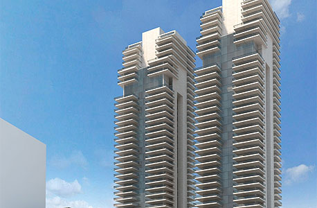 תוכנית להקמת שני מגדלי מגורים בני 44 קומות בת&quot;א אושרה להפקדה 