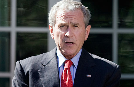בוש: התערבות הממשל במשבר היא &quot;המפלט האחרון&quot; שייצב את הכלכלה