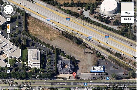 מטה אפל סנטה קלרה, צילום מסך: google map