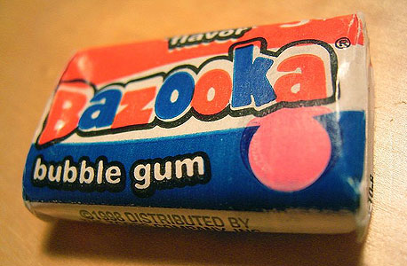 מסטיק בזוקה. שינויים בדרך מסטיק בזוקה. שינויים בדרך