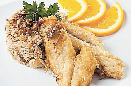 מטפונה דגים ואורז