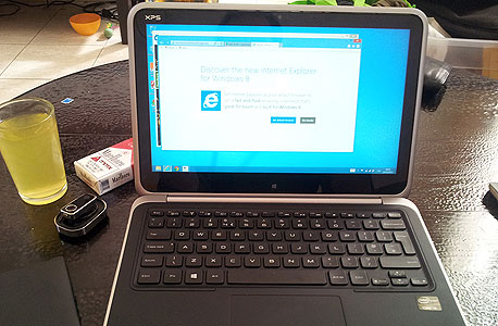 Dell XPS לפטופ טאבלט מחשב היברידי , צילום: ניצן סדן 