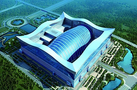 new century global centre סין הבניין הגדול בעולם בנייה