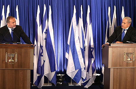 בנימין נתניהו ואביגדור ליברמן