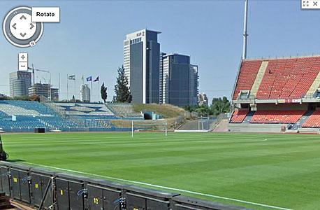 גוגל סטריט ויו streetview איצטדיון רמת גן 