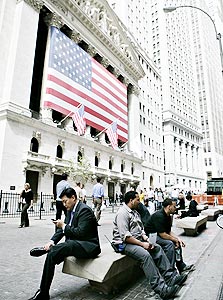 הבורסה בוול סטריט, צילום: בלומברג