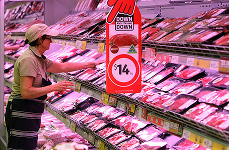 מוצרי בשר בסופרמרקט