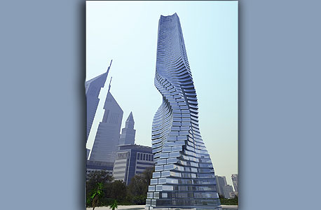 המגדל המסתובב בדובאי  Dynamic Tower , צילום: בלומברג