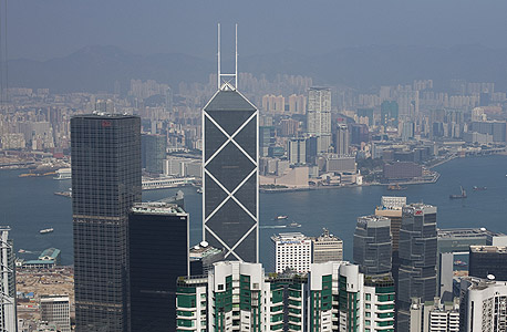 מטה Bank of China, הונג קונג. הבניין הראשון מחוץ לארה"ב ששבר את שיא גובה 305 המטרים , צילום: בלומברג