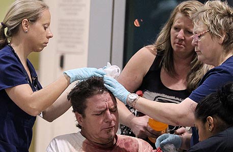 פצוע מהפיצוץ