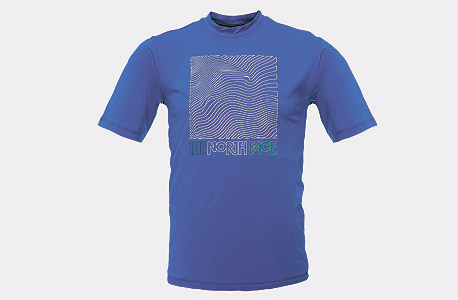 חולצת ספורט ימי, The North Face. מחיר: 220 שקל לחולצה קצרה, 250 שקל לארוכה