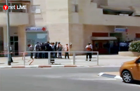 סניף הבנק בבאר שבע, צילום מסך: חדשות Ynet