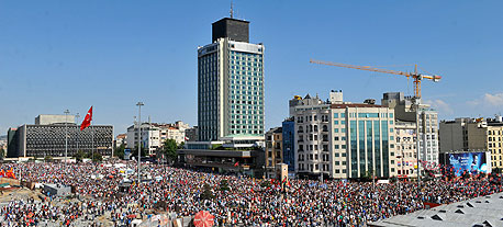 מפגינים באיסטנבול