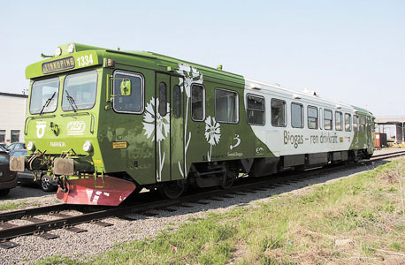 הרכבת השבדית “אמנדה” הנוסעת על קו בן 120 ק”מ באמצעות דלק שמופק מצואה