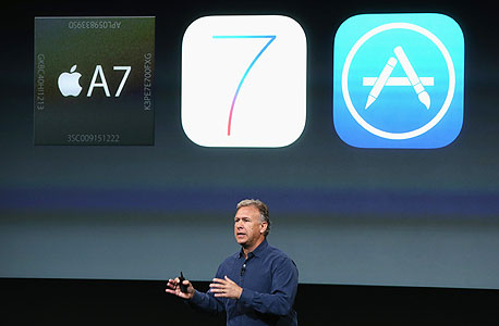 פיל שילר ב השקת אפל אייפון 5s אייפון 5C אייפון 6, צילום: איי אף פי