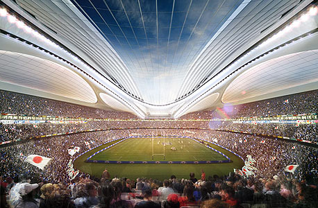כך ייראה האיצטדיון החדש, צילום: Zaha Hadid