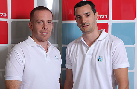דוד מזומן (מימין) ועופר סיני. מייסדים ומנכ"לים משותפים של HopOn