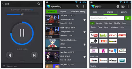 Wondershare Player, צילומי מסך: itunes appstore ו-google play
