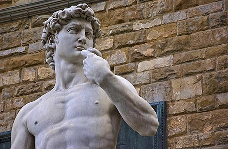 הפסל של דויד בפירנצה. מרגיע אוהדים?, צילום: שאטרסטוק