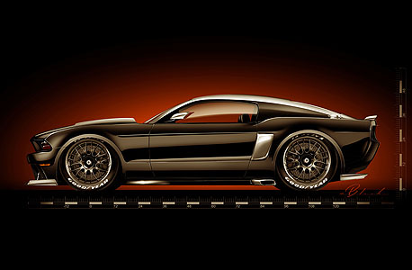 פורד מוסטנג Hollywood Hot Rods. מנוע 750 כ"ס עם הזרקת מתנול פורד מוסטנג Hollywood Hot Rods. מנוע 750 כ"ס עם הזרקת מתנול