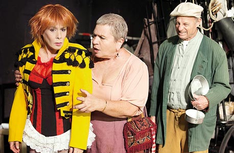 אמא קוראז' וילדיה, גדי יגיל, תיקי דיין ואורלי זילברשץ